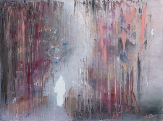 Öl Gemälde abstrakt Anja Duray